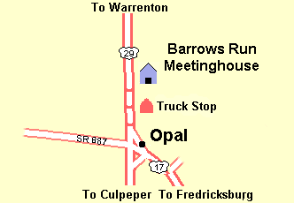 Map of Barrows Run